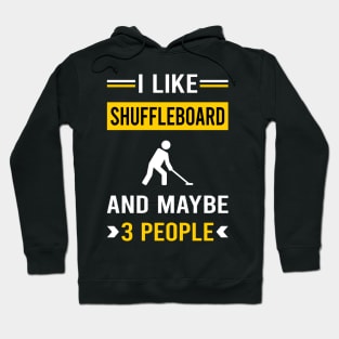 3 People Shuffleboard Hoodie